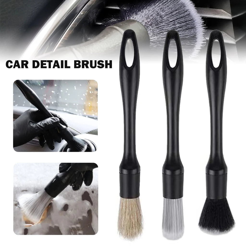 Ultimate Clean: 3/1 Pcs Car Wheel Detailing Brush Set