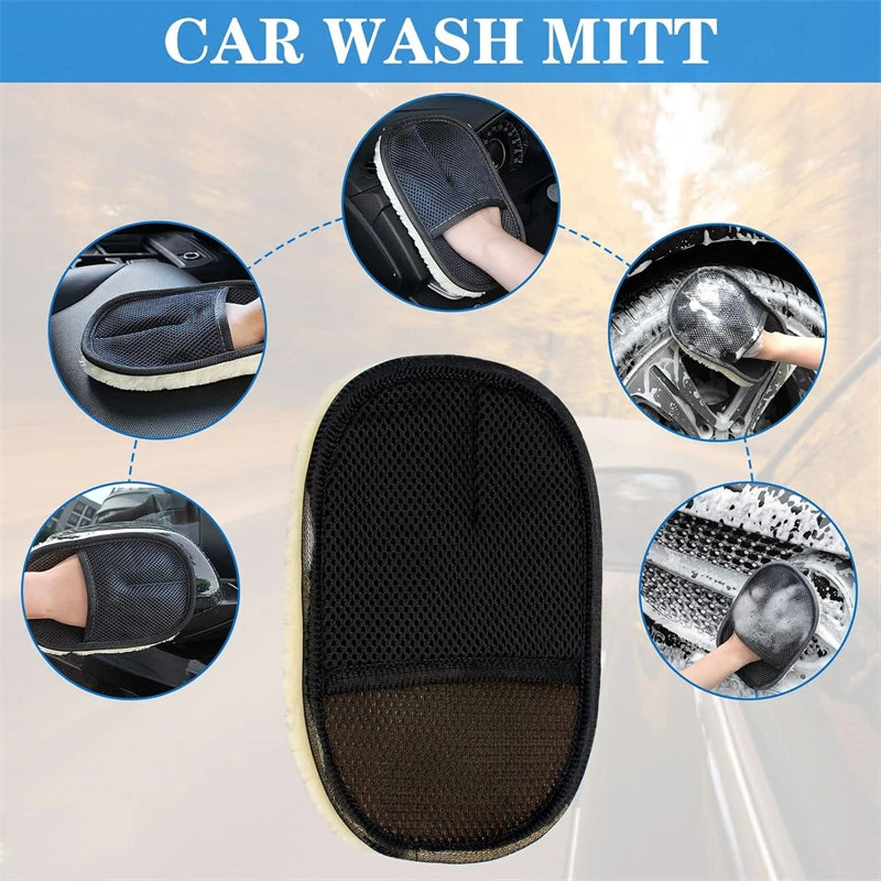 Microfiber Cleaning Mitts: Versatile Gloves for Car and Home Care