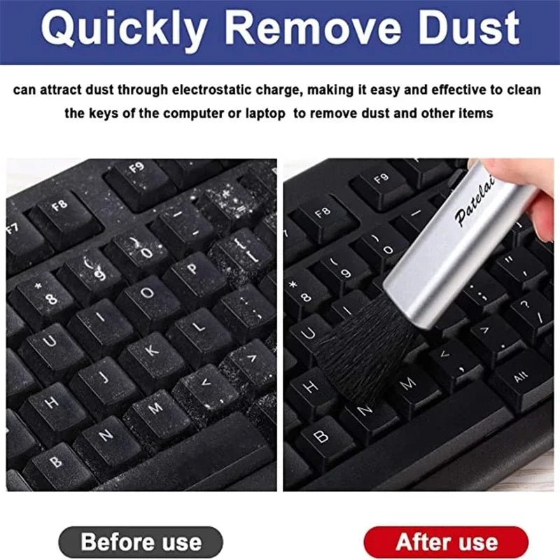 Retractable Interior Cleaning Brush: Perfect for Car and Computer Detailing
