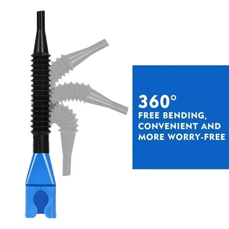 Foldable Refueling Funnel: Convenient Tool for Easy Gas and Oil Transfers