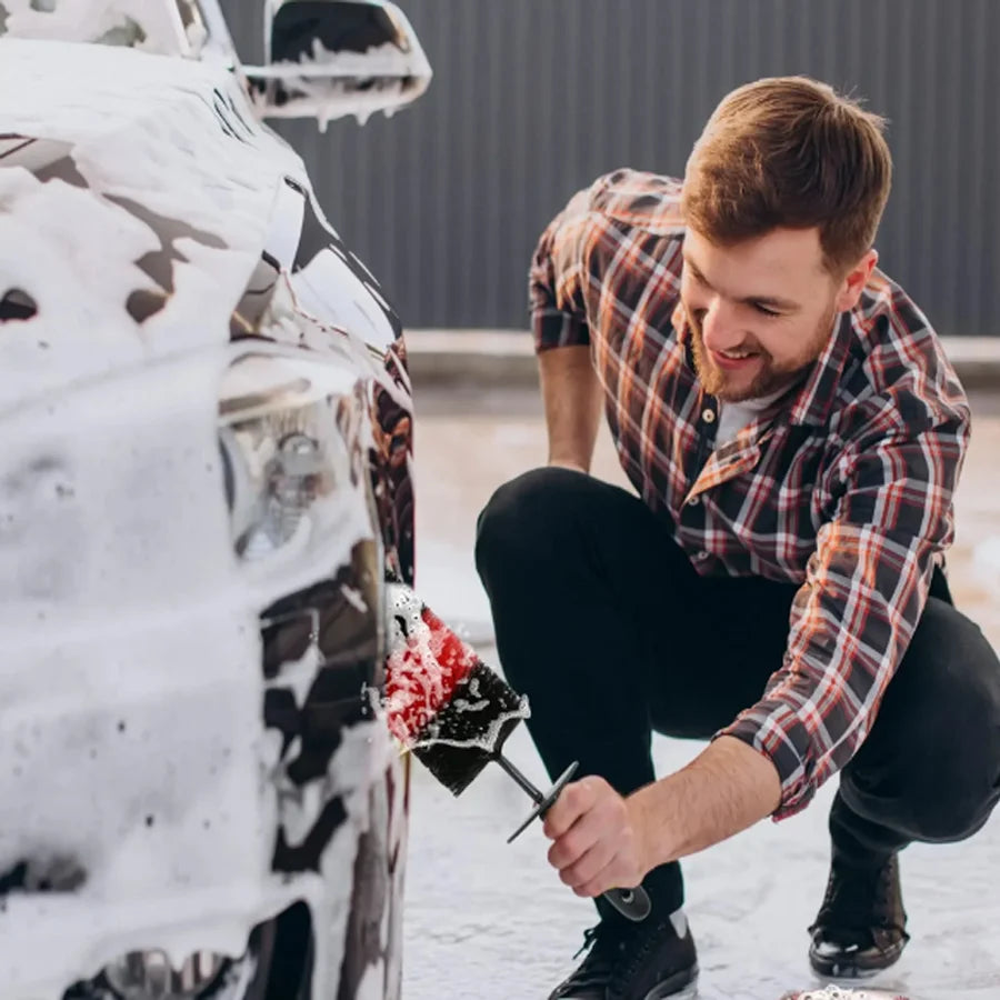 FlexiClean Kit: Comprehensive Brush Set for All Your Vehicle Needs