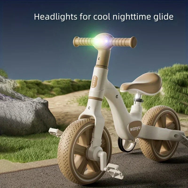 Adventure Rider: Adjustable Balance Bike with Training Wheels