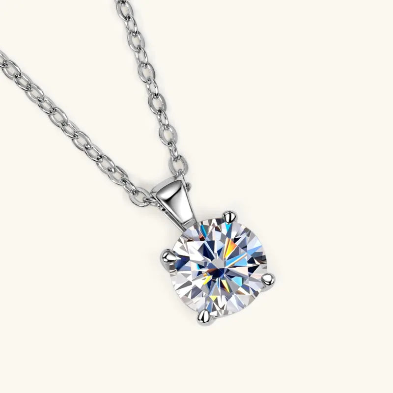 Celestial Charm: Dazzling Moissanite Necklace for Every Occasion