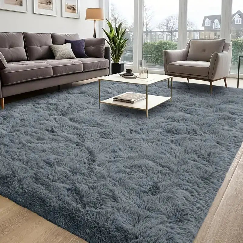 Fuzzy Area Rug for Versatile Living: Create a Warm and Inviting Atmosphere