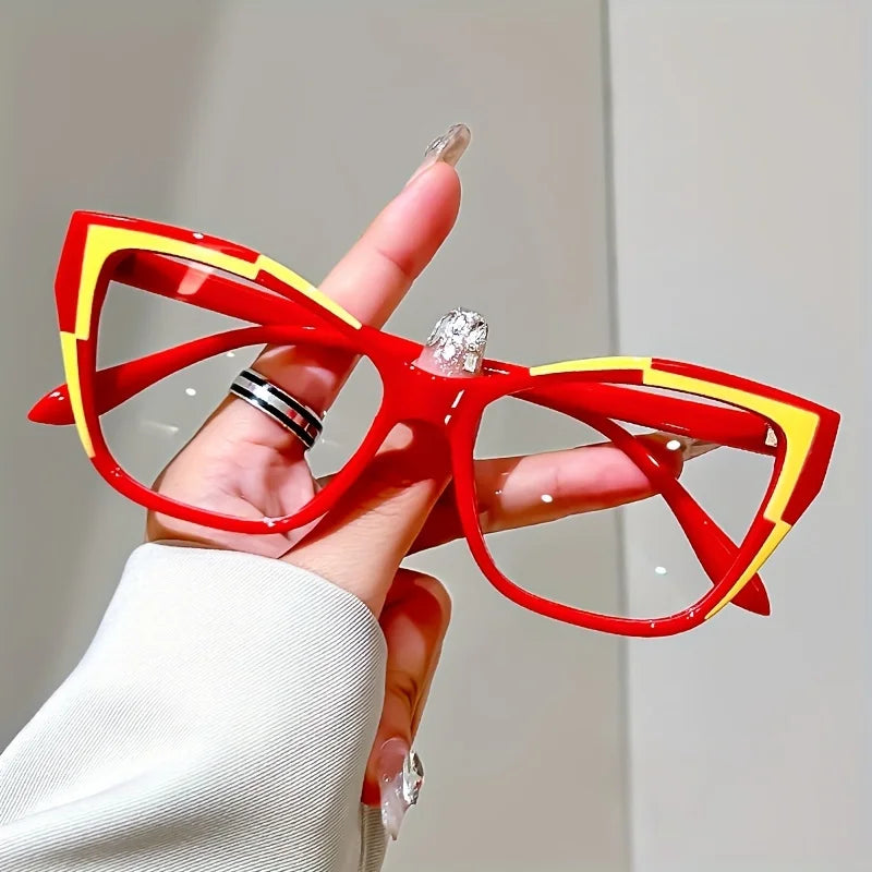 Fashionable Vision: Elegant Cat Eye Reading Glasses with Anti-Blue Light Features