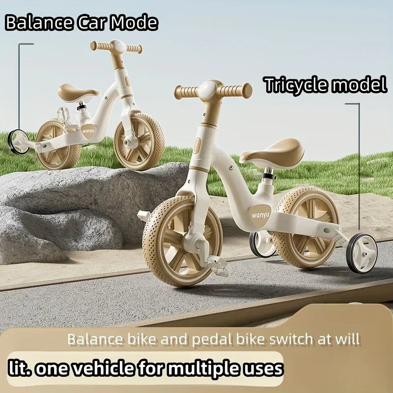 Adventure Rider: Adjustable Balance Bike with Training Wheels