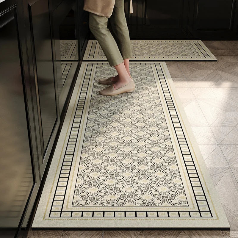 Water-Absorbing Kitchen Rug: Anti-Slip, Waterproof, and Dirt-Resistant