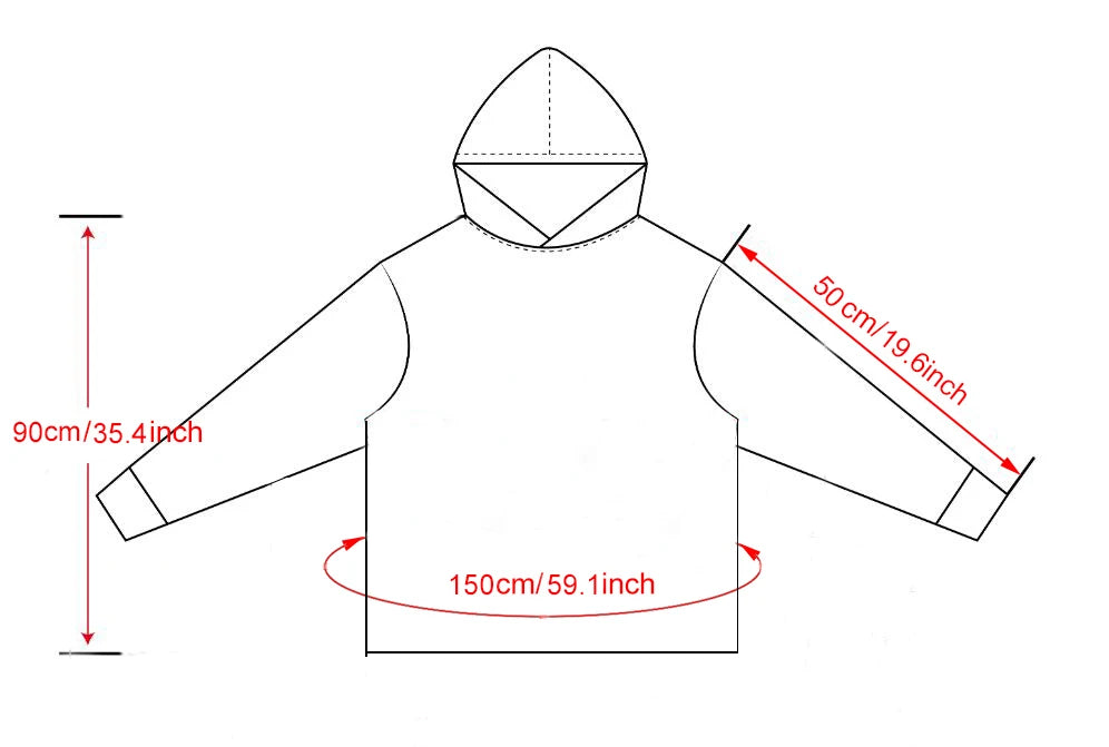 Hooded Blanket Sweater: Oversized Design with Practical Pockets for TV Time