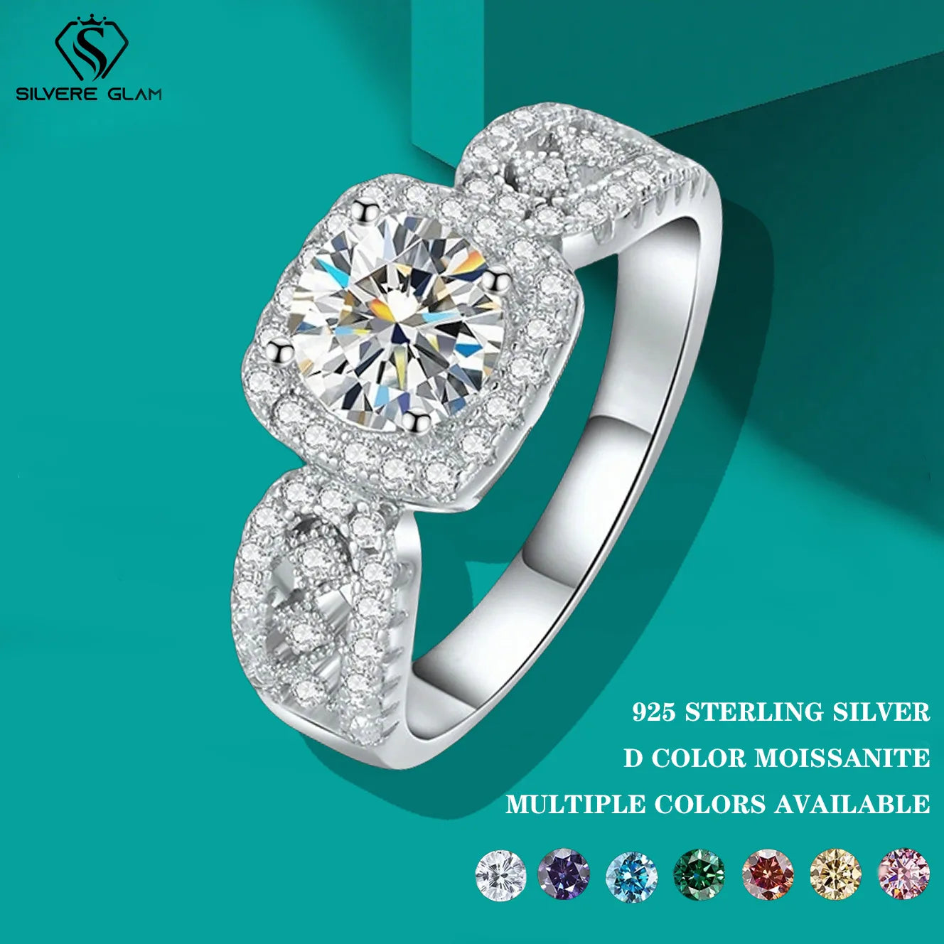 Brilliance Redefined: Luxurious Moissanite Ring for Her