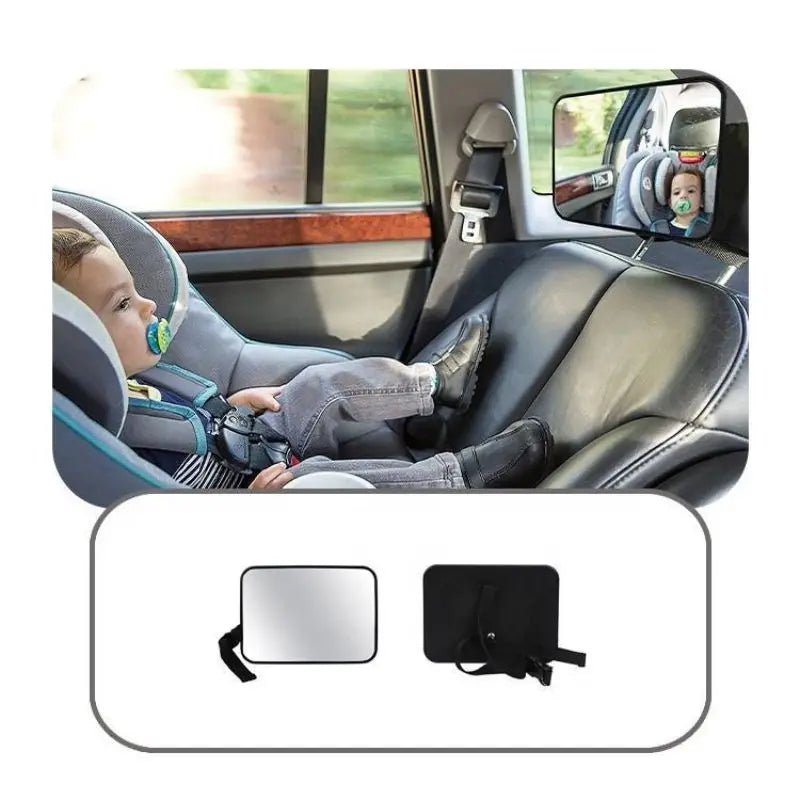 Universal Car Rearview Baby Mirror: Safety Monitor for Child Seating