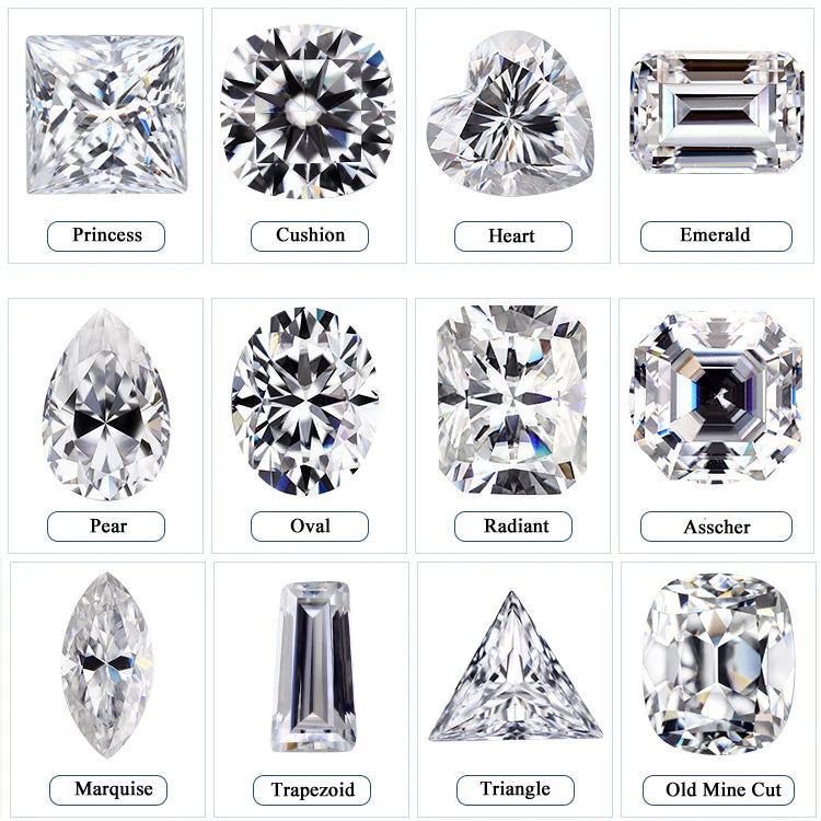 Elegant Brilliance: 3ct Moissanite Wedding Ring for Her