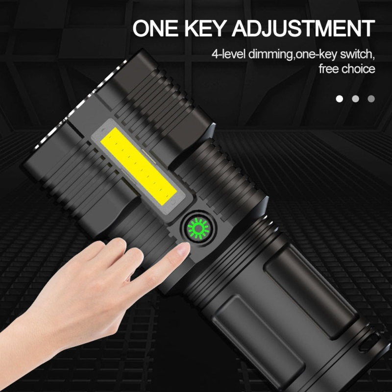 Potente linterna de 12 LED: luz de emergencia versátil para cualquier situación
