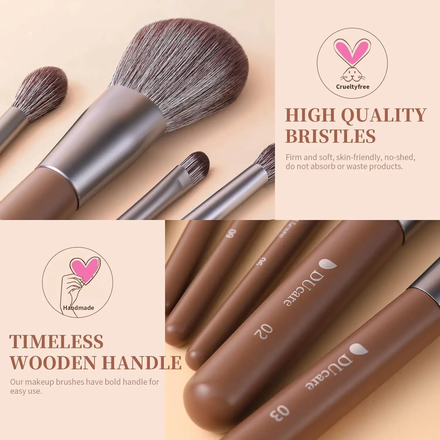 GlamBrush Collection: Professional Makeup Brush Set for Flawless Application