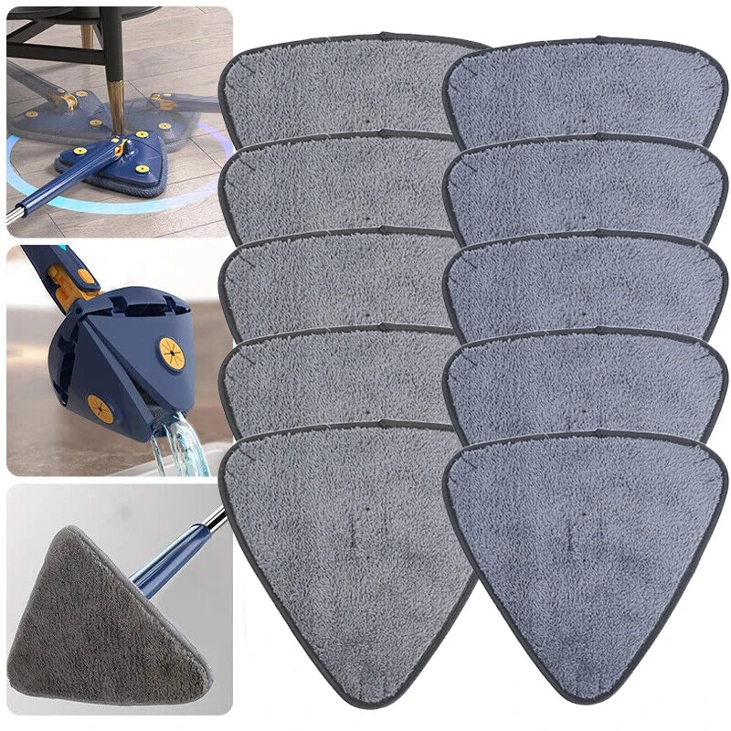Replacement Cleaning Cloths: Large Microfiber Pads for Dust-Free Surfaces