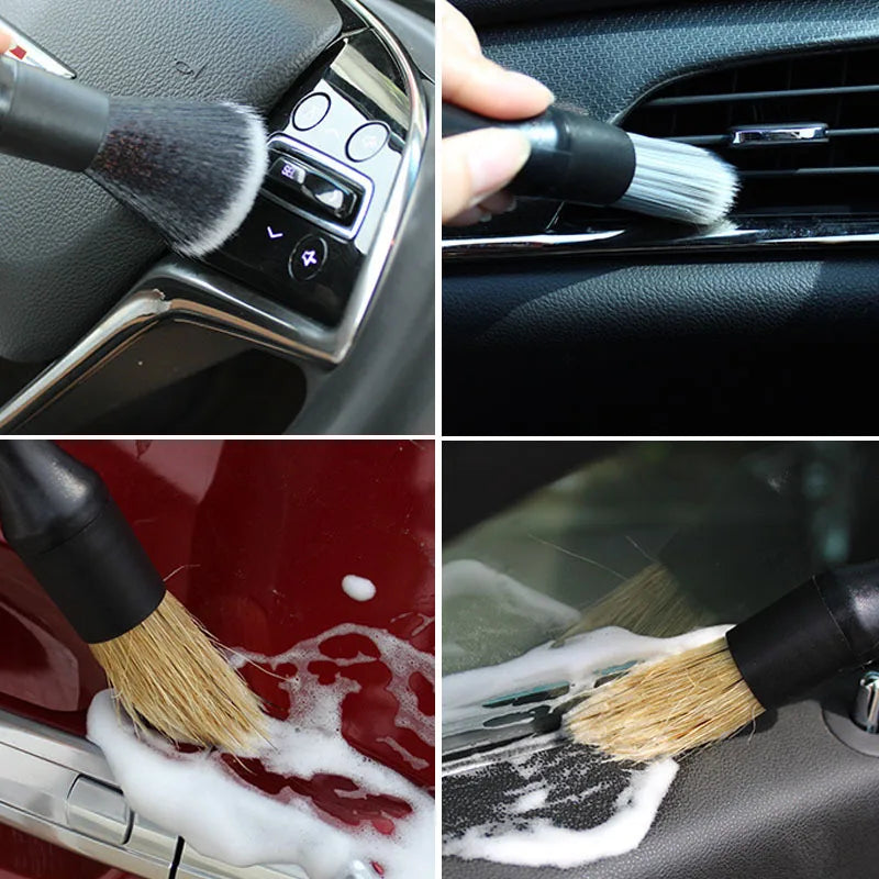 Car Detailing Brush Set: Super Soft Interior Cleaning Brushes