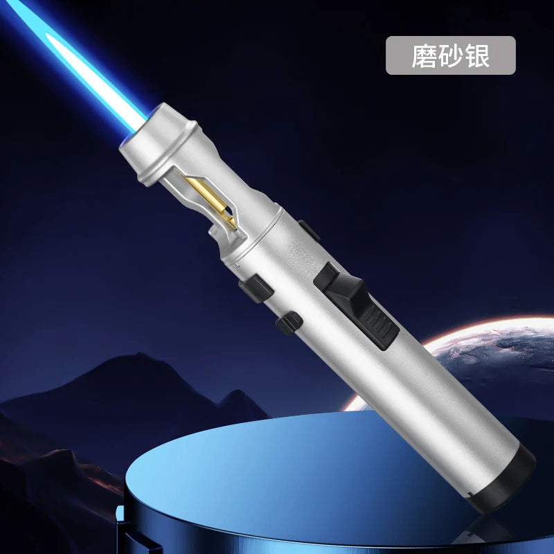 Precision Flame: Powerful Windproof Metal Gas Lighter for Every Occasion