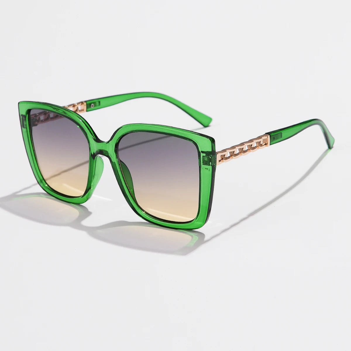 Vintage Glamour: Fashion Oversized Square Sunglasses for Women