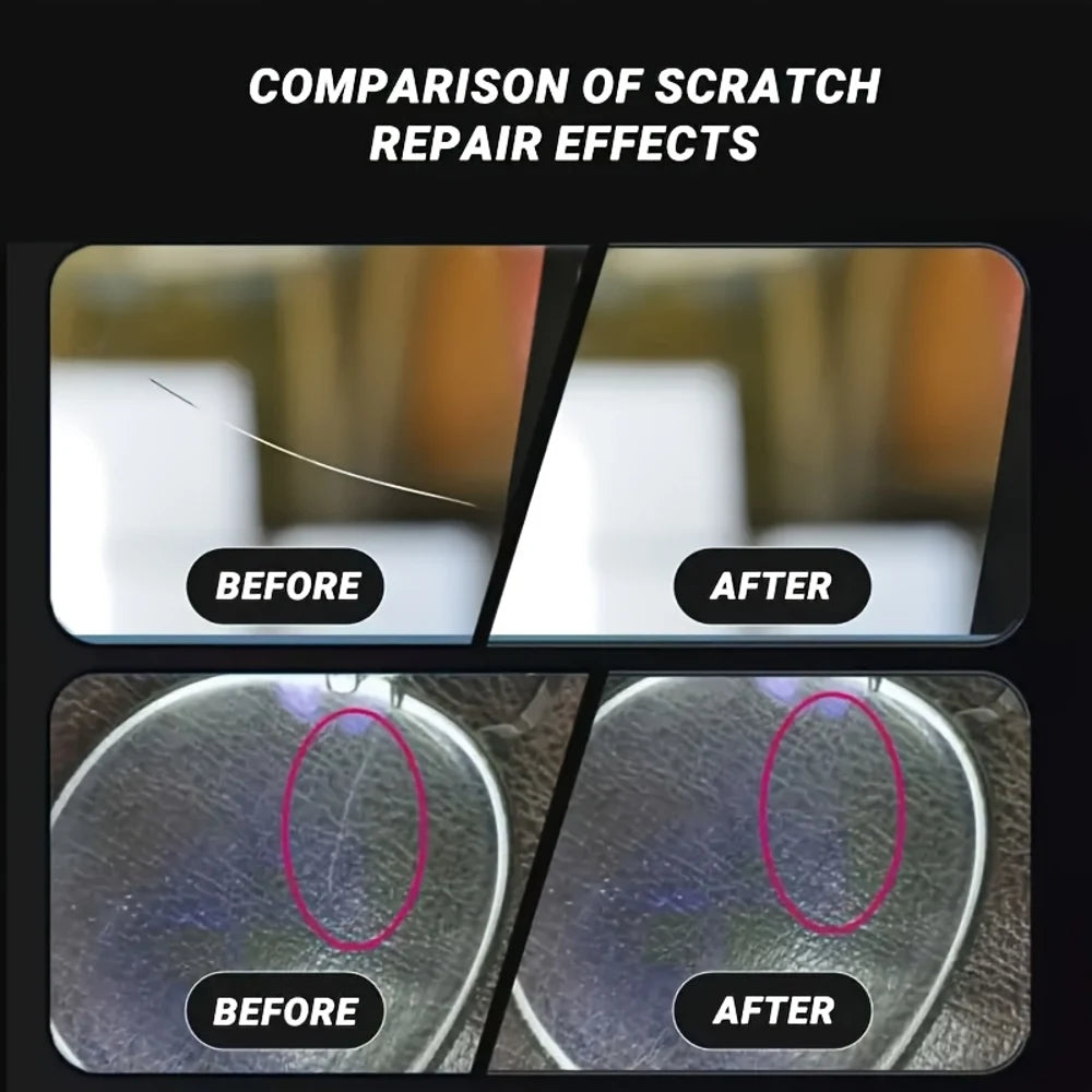 Quick and Easy Glass Scratch Remover: No Grinding Required!