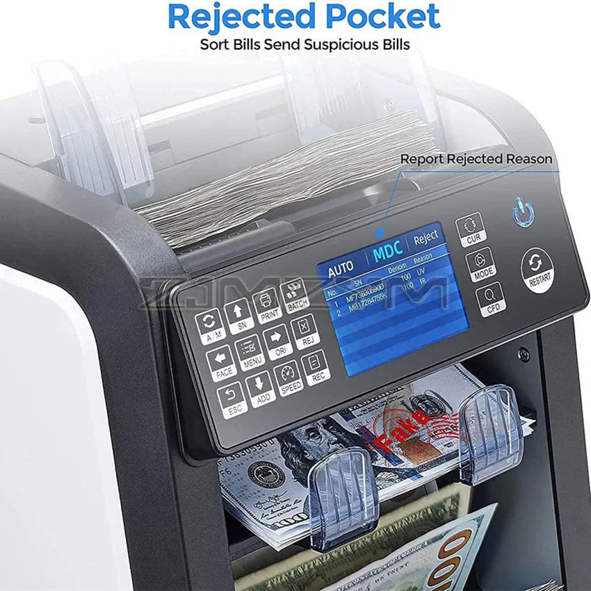 Dual Function Currency Sorter: Protect Against Counterfeits with Precision