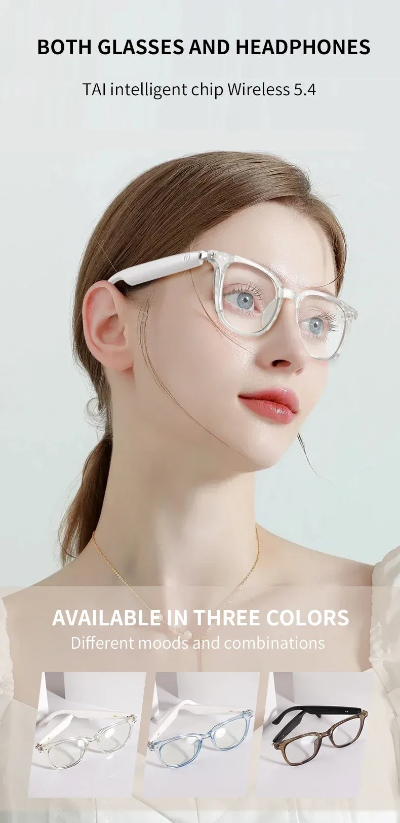 Multifunctional Smart Glasses: Record, Translate, and Stay Connected Effortlessly