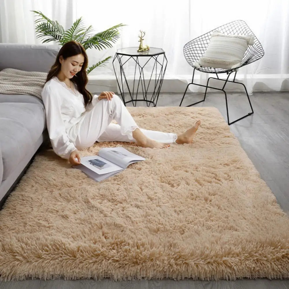 Solid Color Bedside Rug: Embrace Warmth and Style in Your Home