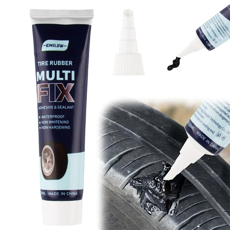 Quick Fix: Effective Tire Repair Glue for Cars, Motorbikes, and Bicycles