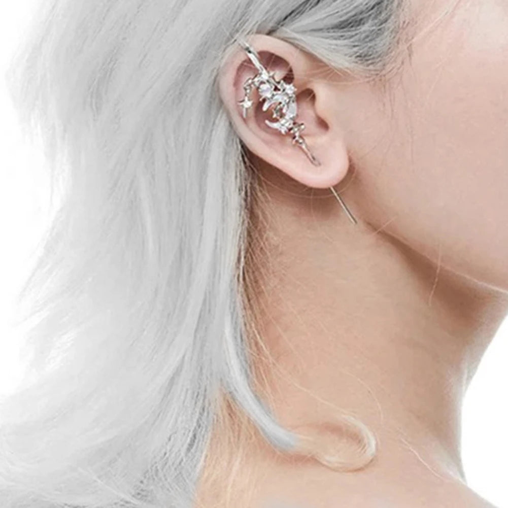 Charming Moon Ear Hooks: Elevate Your Everyday Elegance