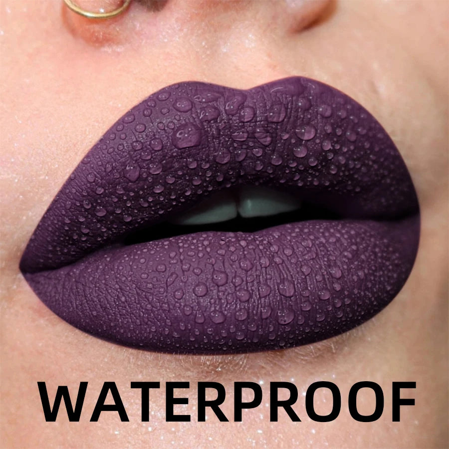 Waterproof Liquid Lipstick Set: Bold Colors for Lasting Beauty