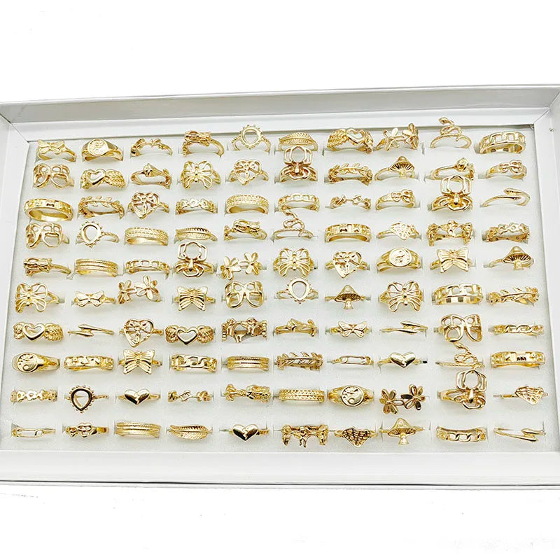 Whimsical Jewelry Set: 30-Piece Assorted Rings for Fashion-Forward Women