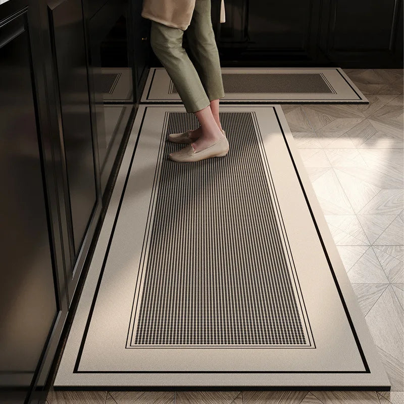 Water-Absorbing Kitchen Rug: Anti-Slip, Waterproof, and Dirt-Resistant