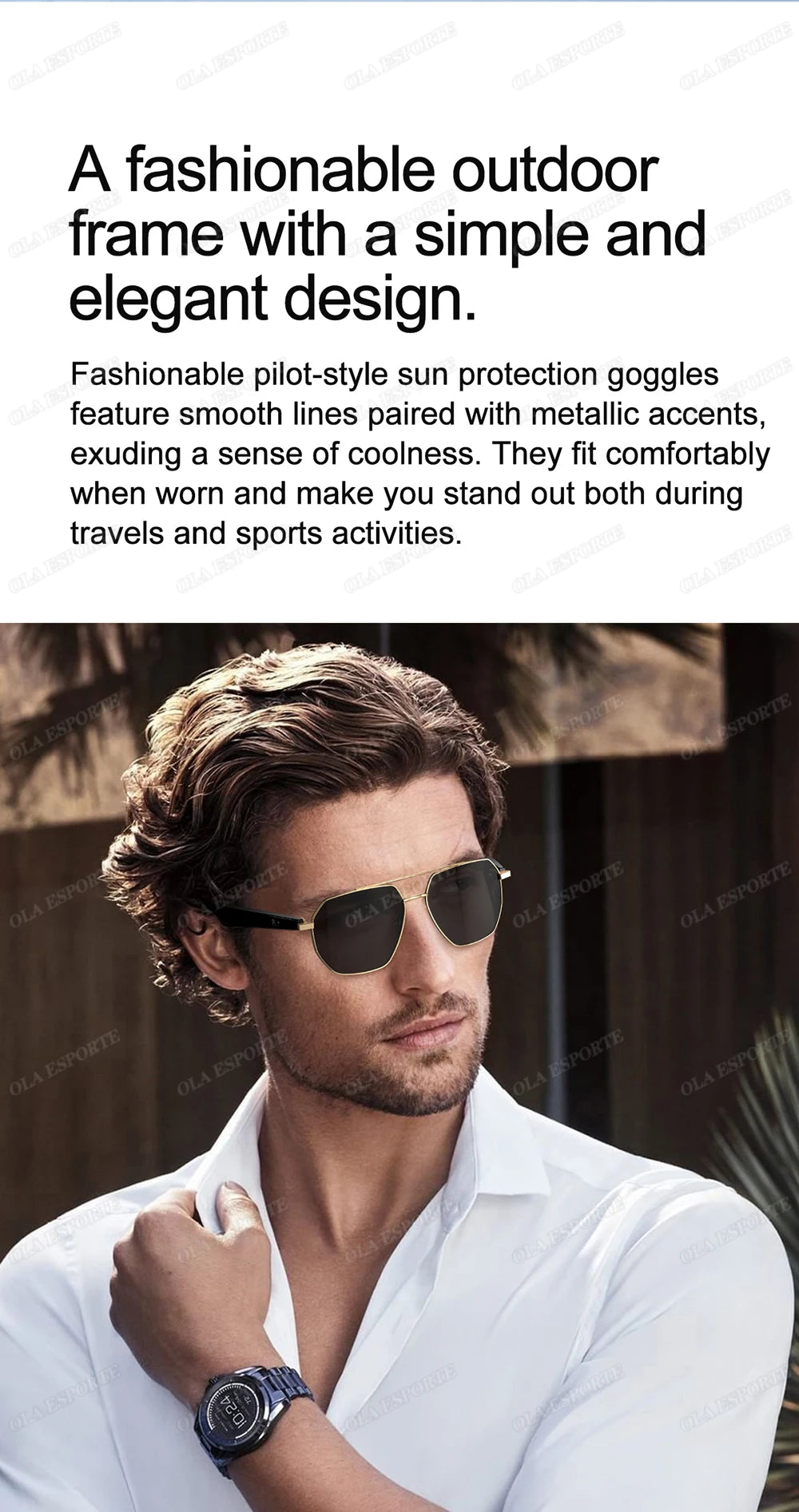 Sport Smart Glasses: AI Translation and Wireless Earphone Integration