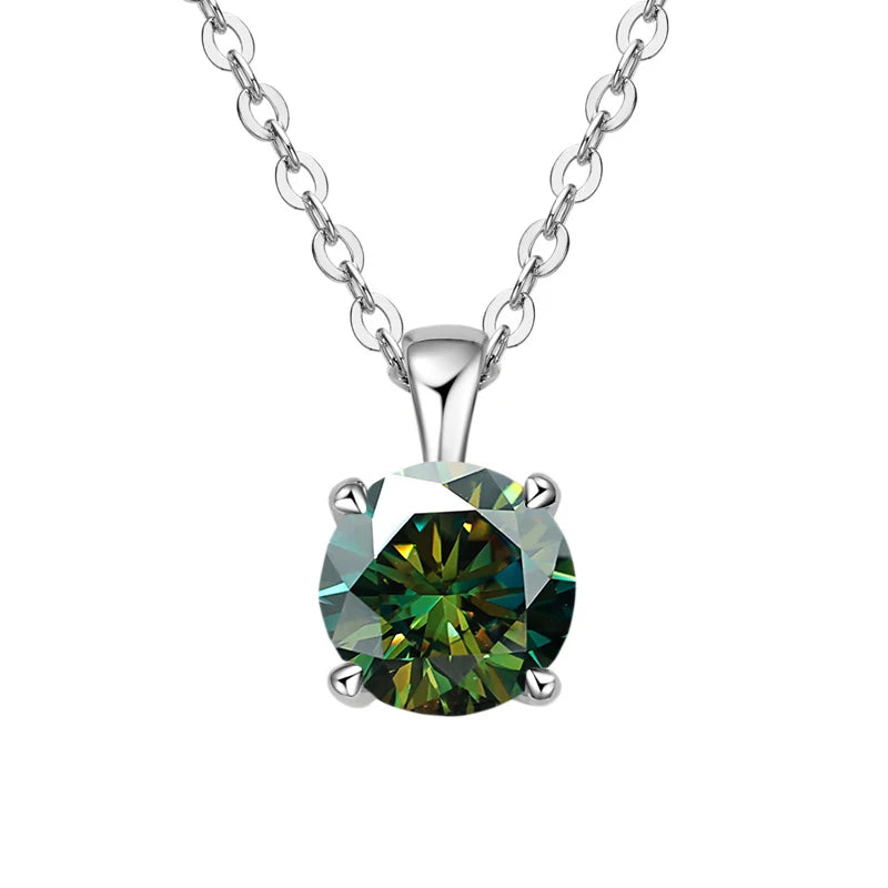 Celestial Charm: Dazzling Moissanite Necklace for Every Occasion