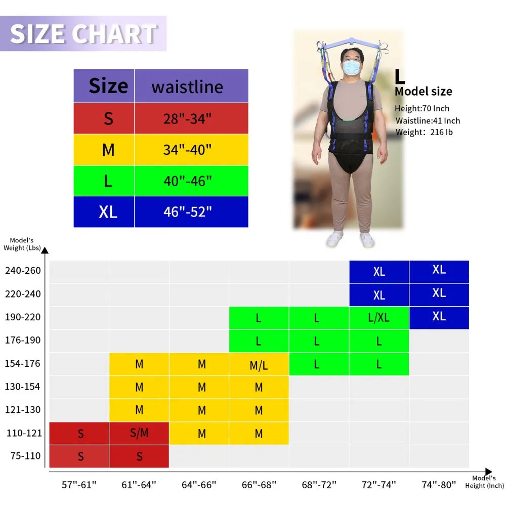 Portable Standing Harness: Empowering Mobility for Individuals with Disabilities