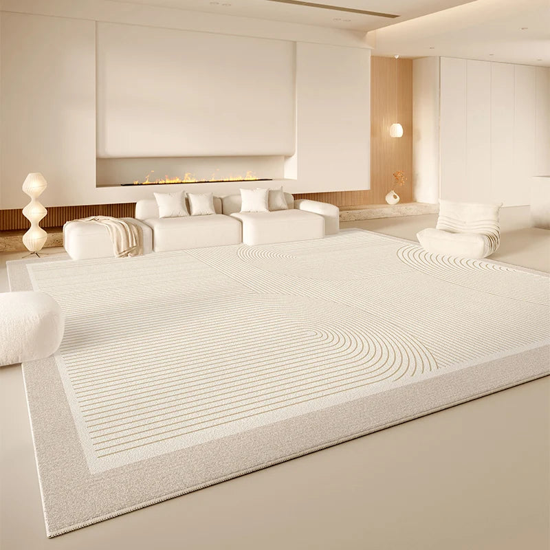Cream Wind Carpet: Experience Light Luxury with Premium Faux Cashmere