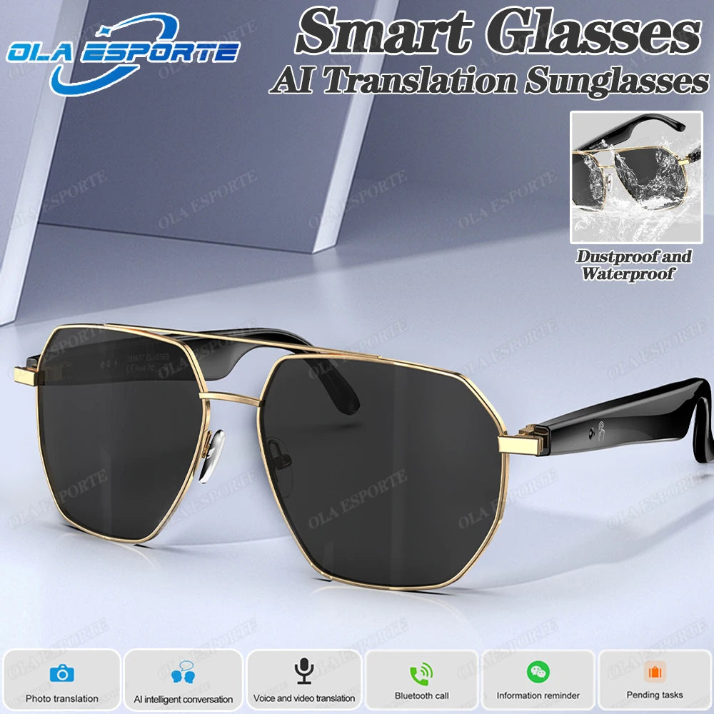 Sport Smart Glasses: AI Translation and Wireless Earphone Integration