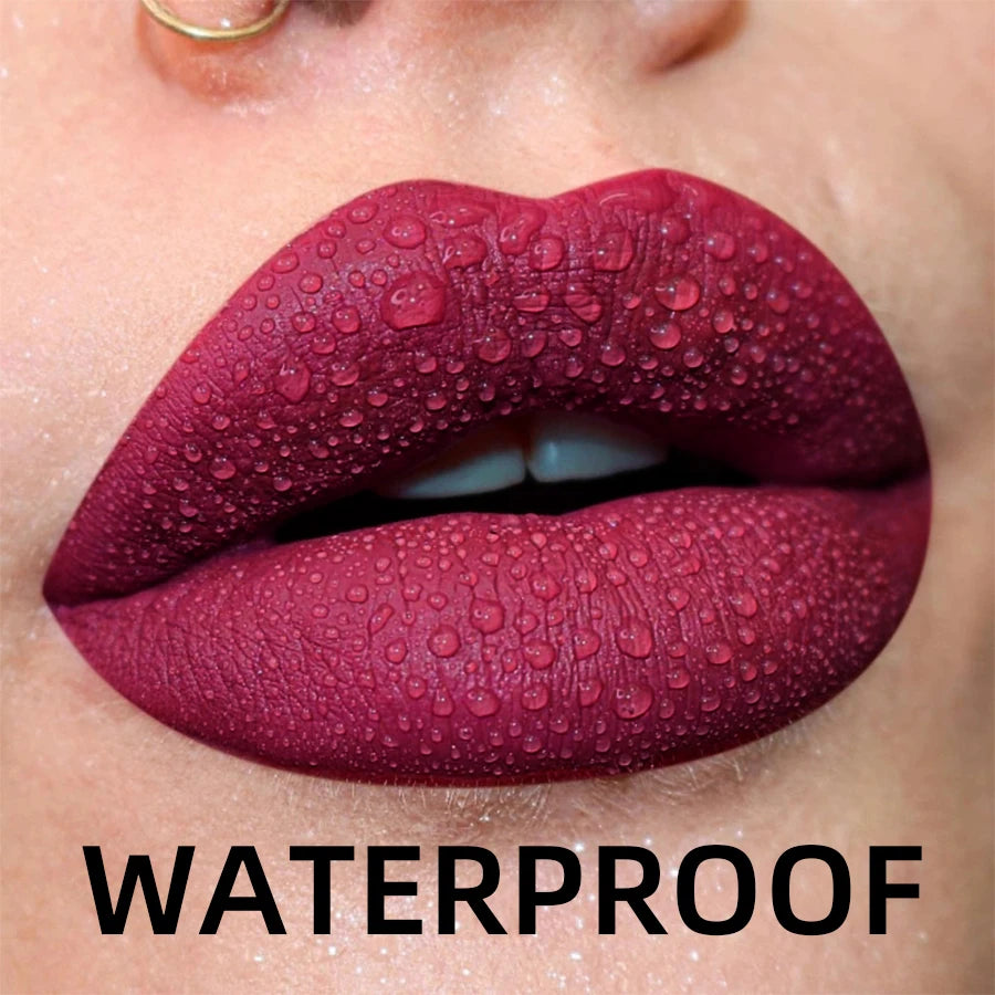 Waterproof Liquid Lipstick Set: Bold Colors for Lasting Beauty