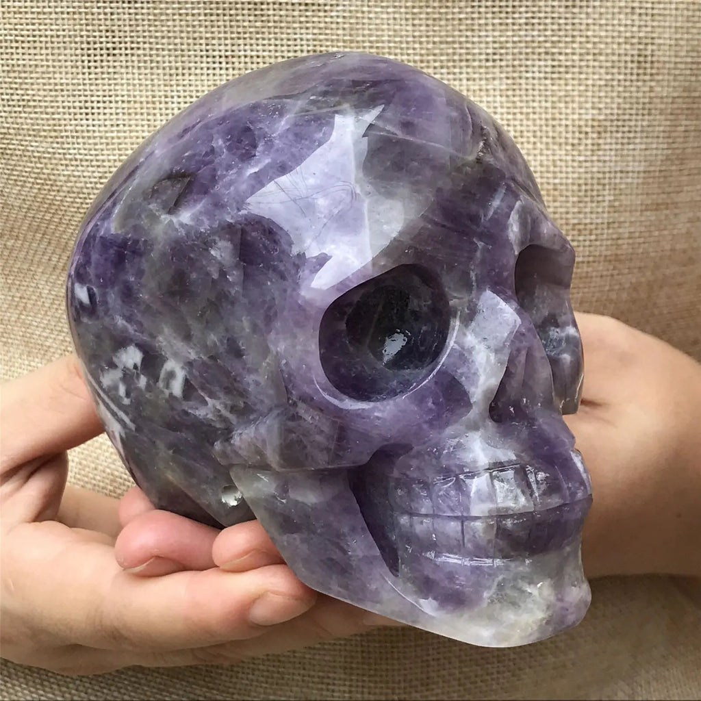 Amethyst Crystal Skull: Enhance Your Space with Healing Energy