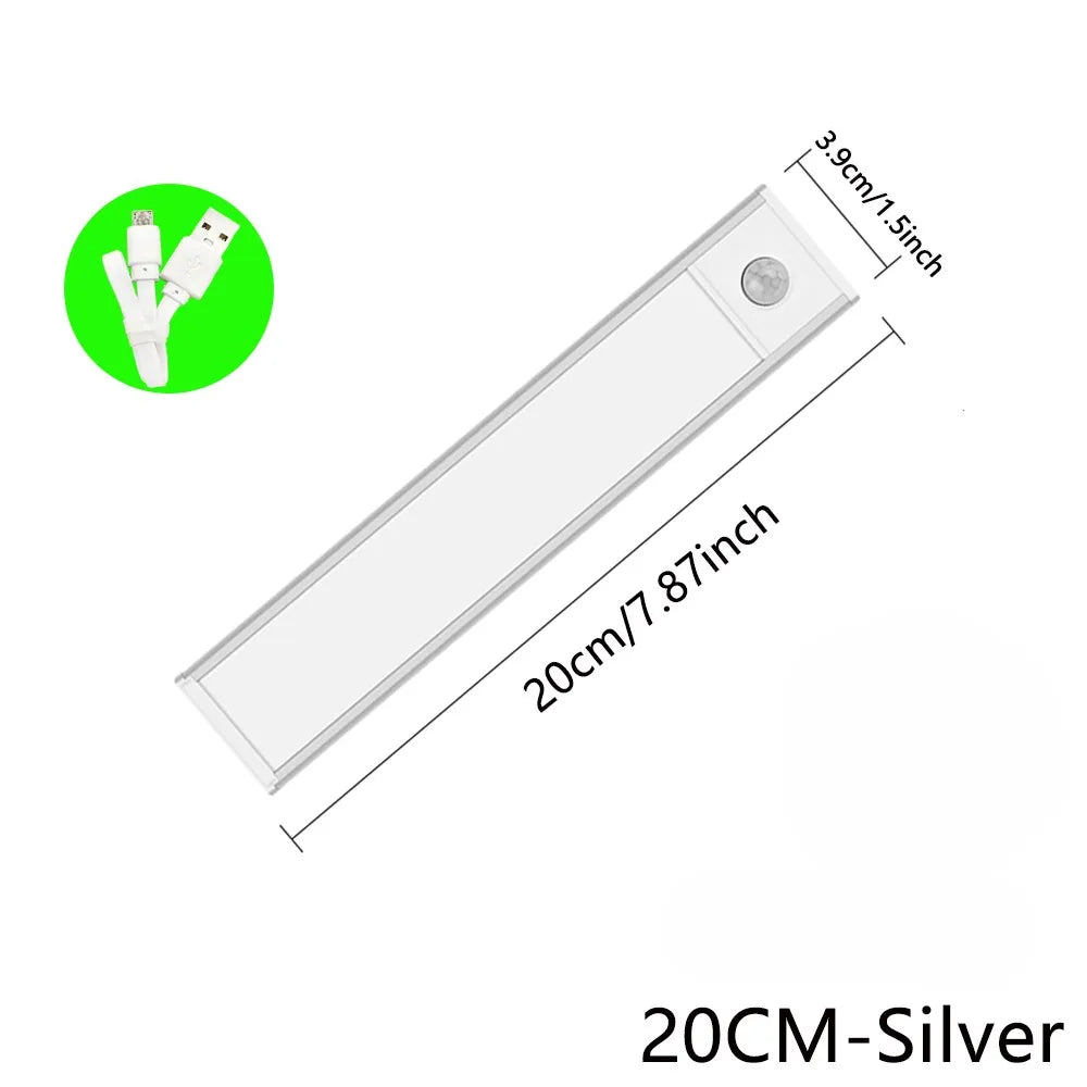 Indoor Motion Sensor LED Light: Convenient Night Lighting for Cabinets and More