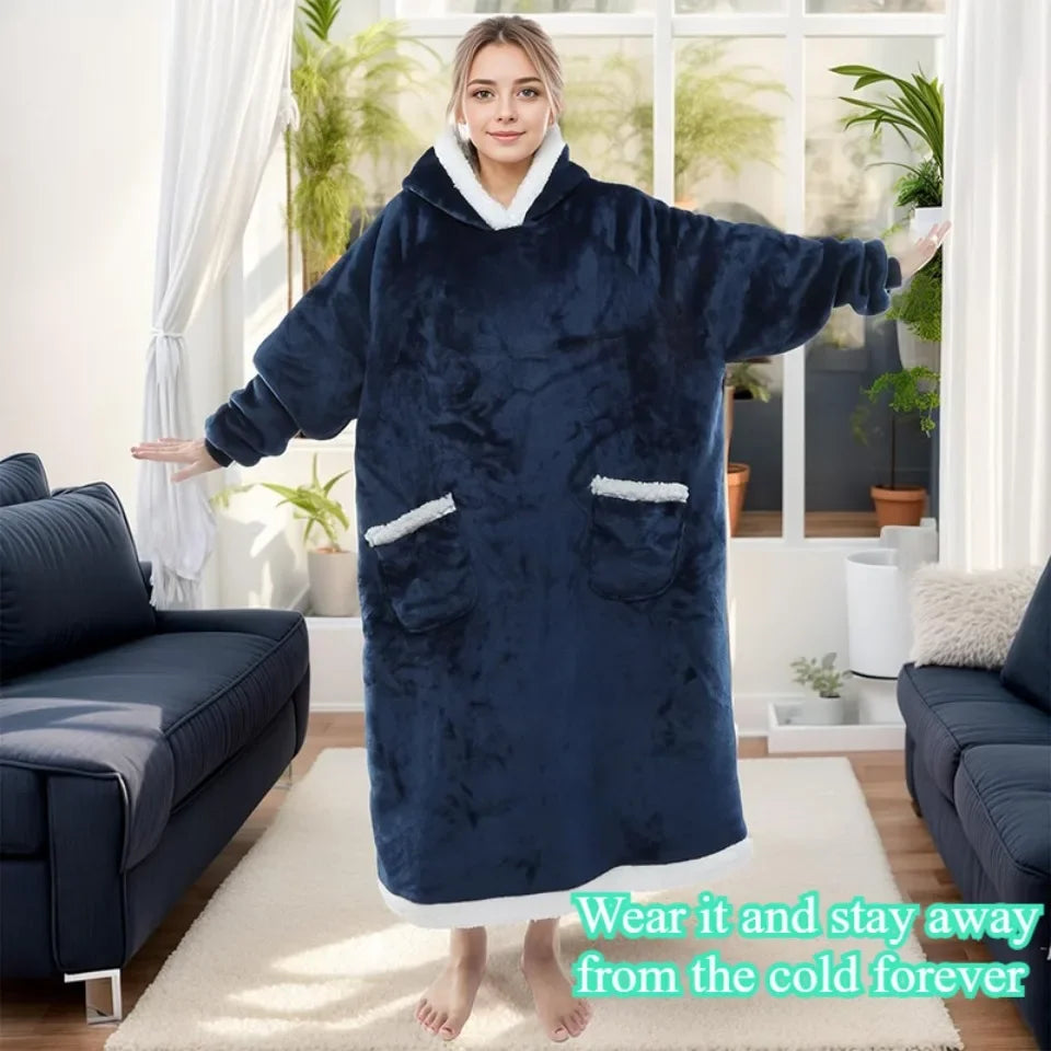 Wearable Fleece Blanket Pajamas: Cozy Up in Style This Winter