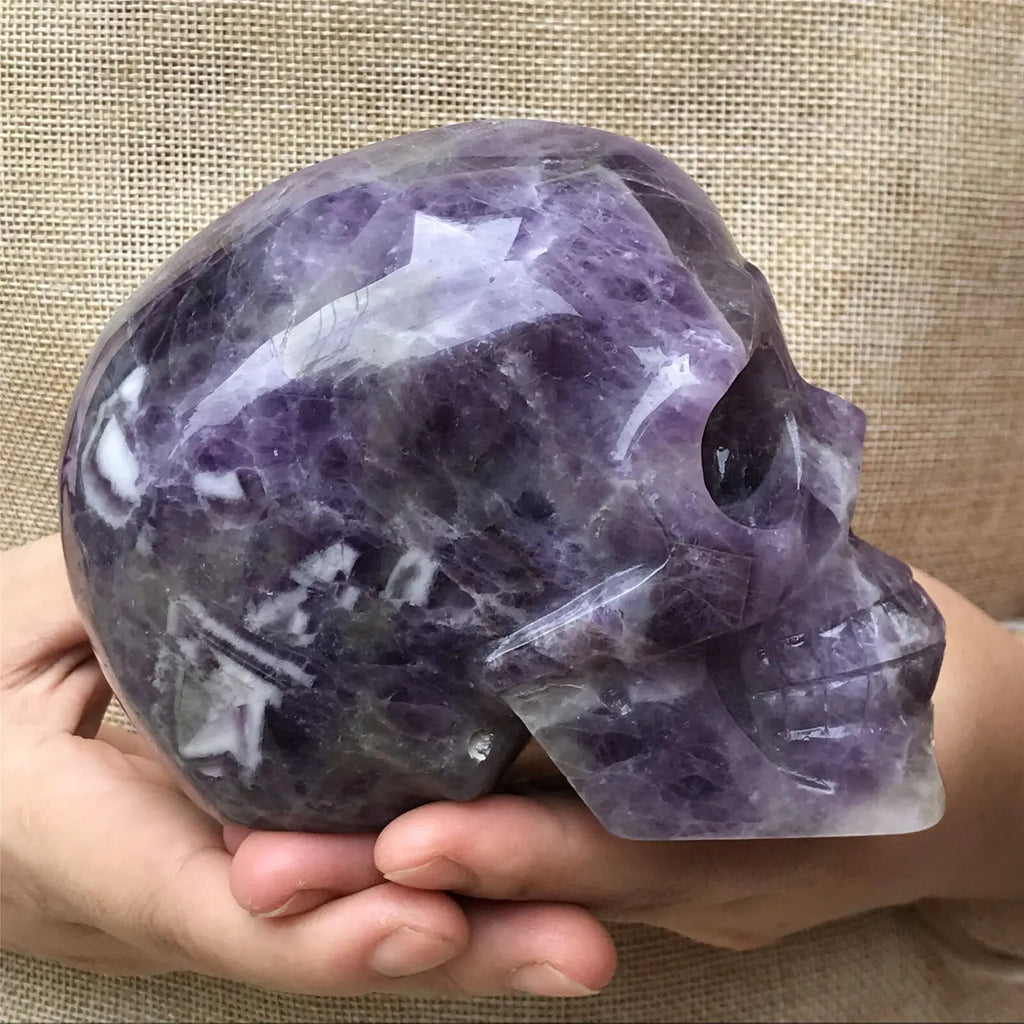 Amethyst Crystal Skull: Enhance Your Space with Healing Energy