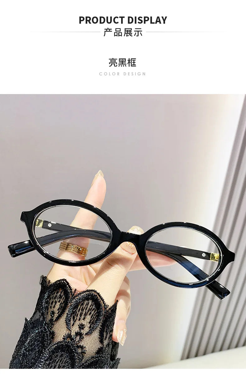 Oval Frames for Myopia: Color-Changing Eyeglasses that  reduce eye strain and fatigue