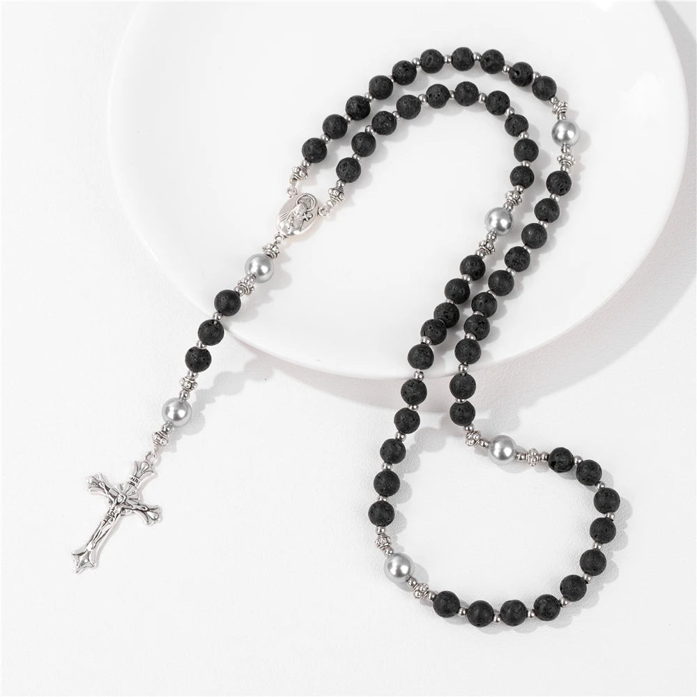 Faithful Protection Bracelet: Cross Pendant for Spiritual Strength