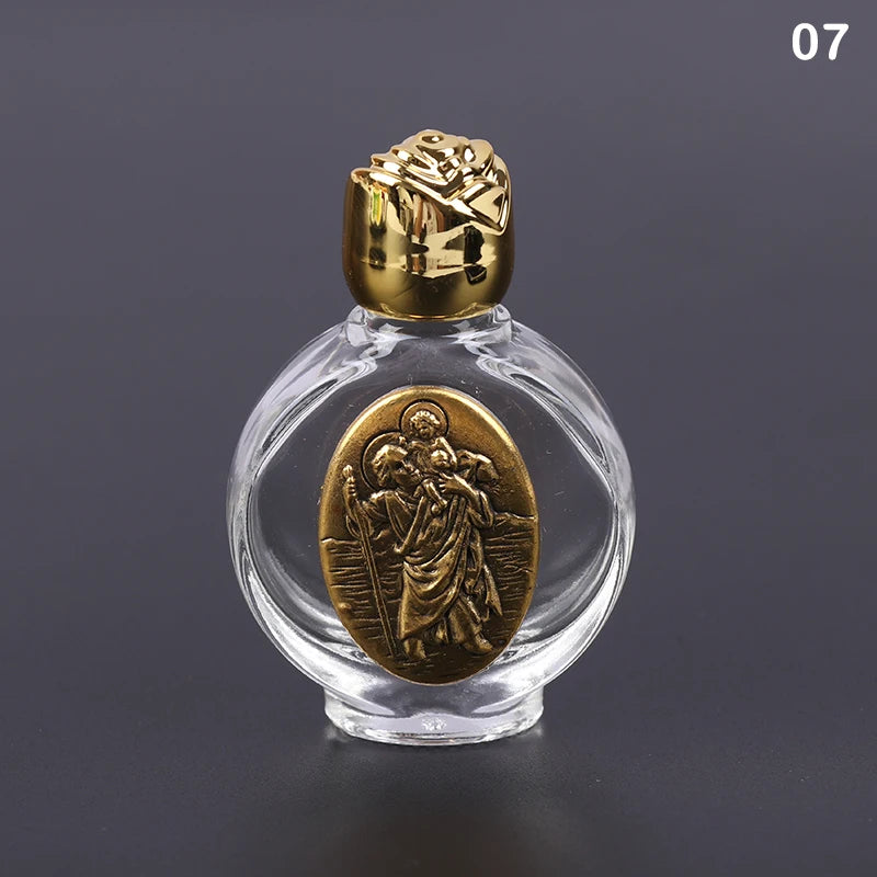 Divine Water Vessel: Holy Water Bottle for Blessings and Faith