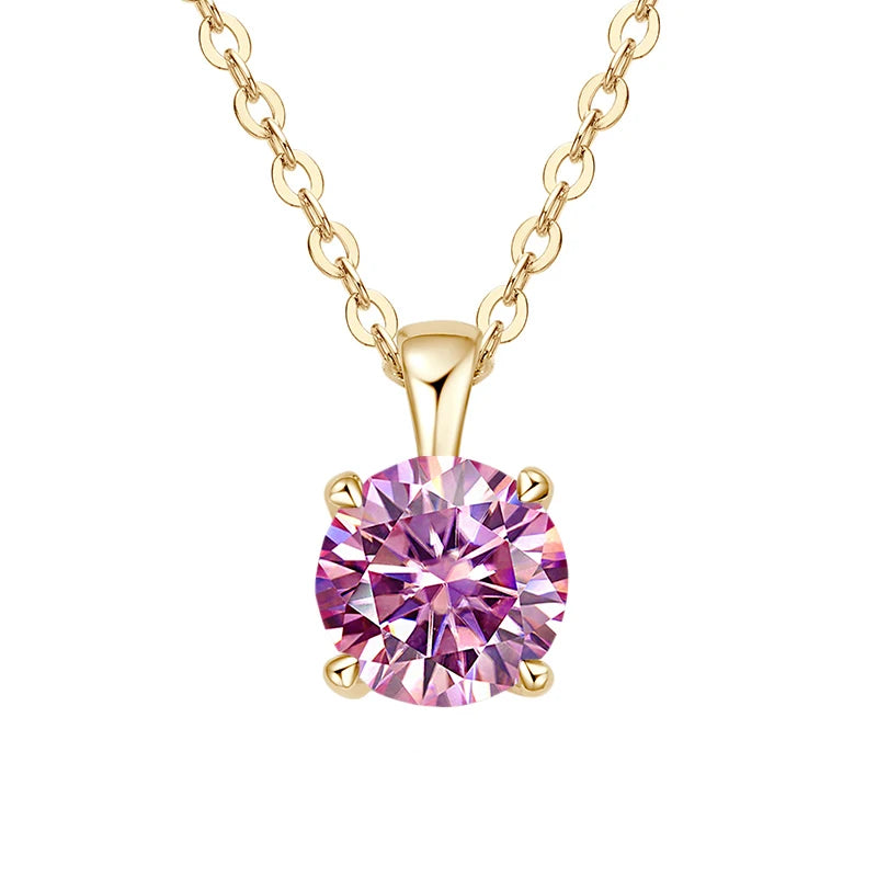 Celestial Charm: Dazzling Moissanite Necklace for Every Occasion