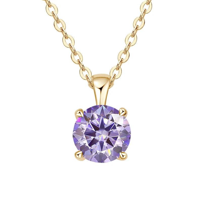 Celestial Charm: Dazzling Moissanite Necklace for Every Occasion