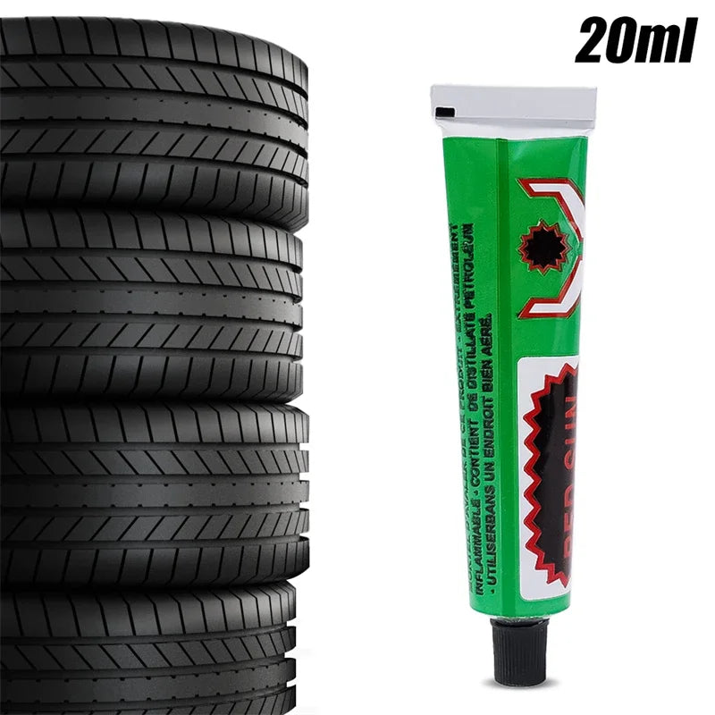Puncture Repair Solution: 1-10 Pcs Tire Patching Glue for Inner Tubes