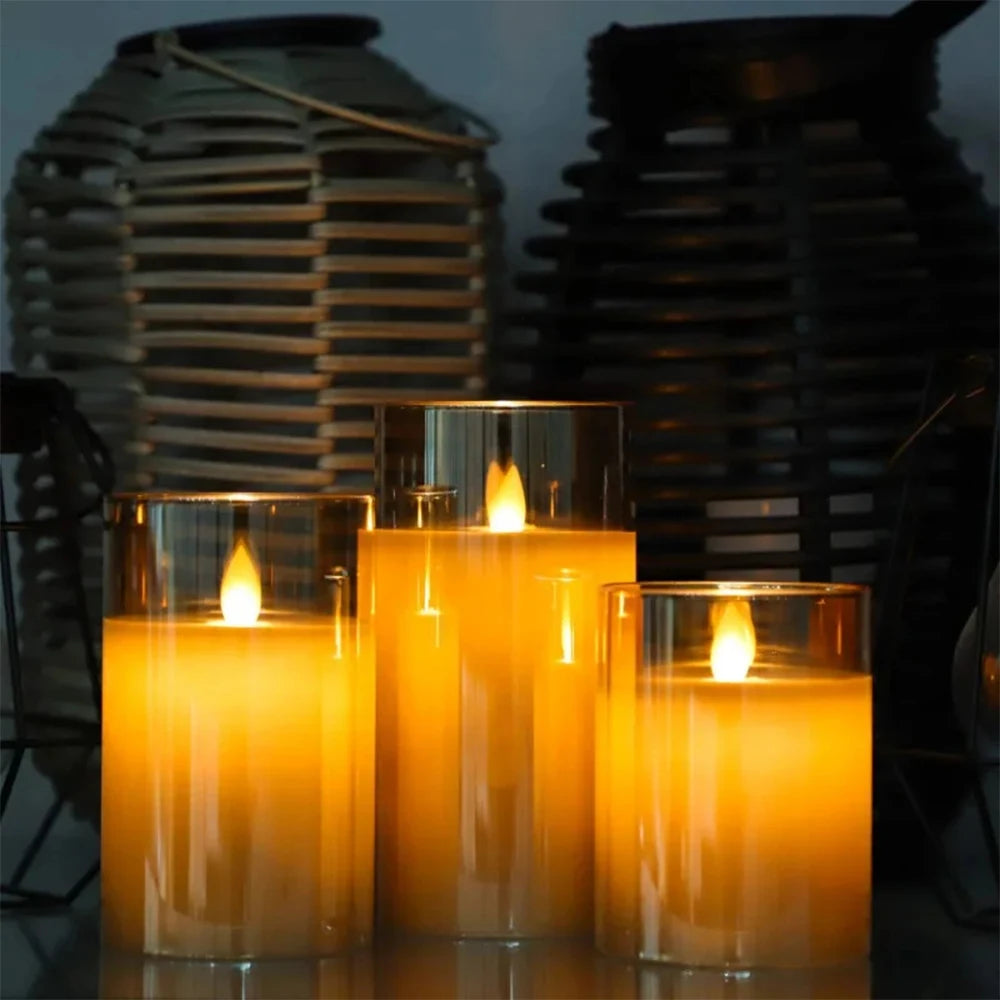 Remote-Controlled LED Candles: Effortless Ambiance for Celebrations