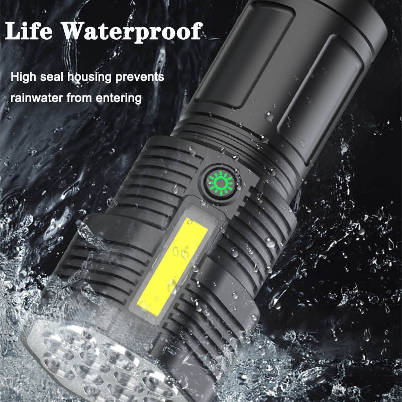 Potente linterna de 12 LED: luz de emergencia versátil para cualquier situación