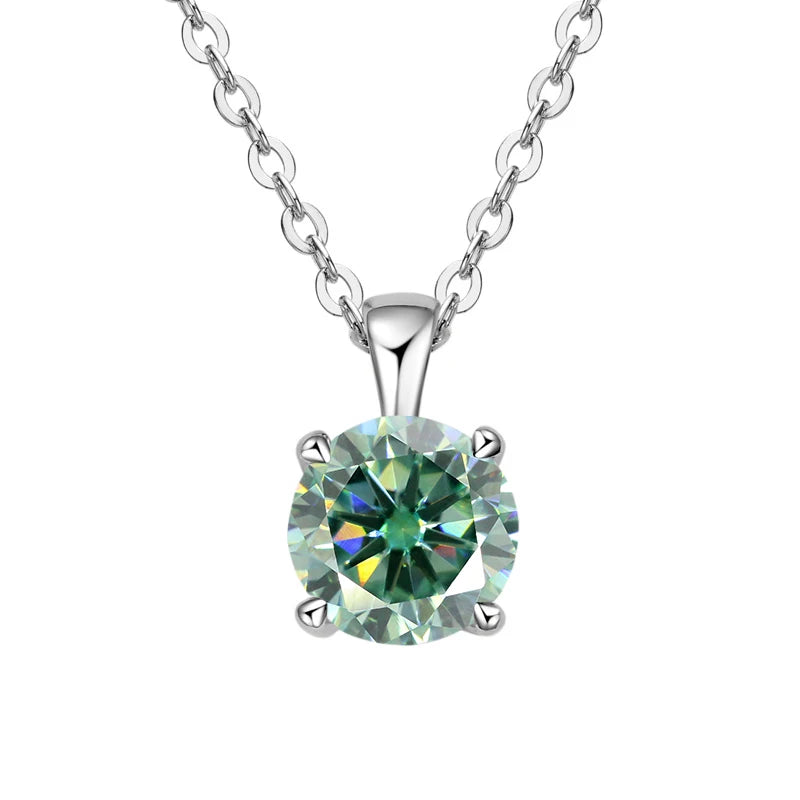 Celestial Charm: Dazzling Moissanite Necklace for Every Occasion