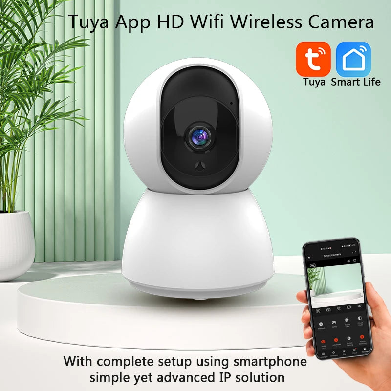 Smart Mini WiFi Camera: 4MP Indoor Surveillance with Automatic Tracking